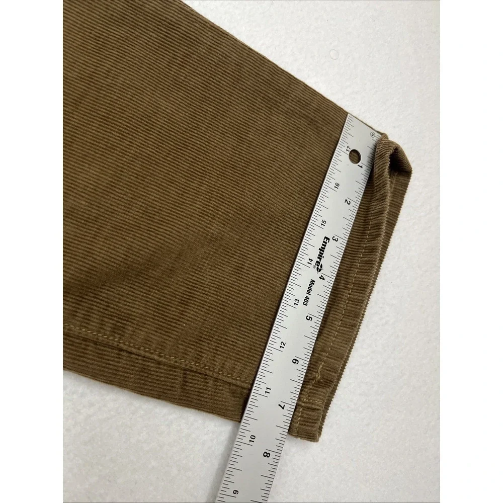 J Crew 770 Straight Corduroy Pants Mens 36x31 Brown Slim Fit 77388
